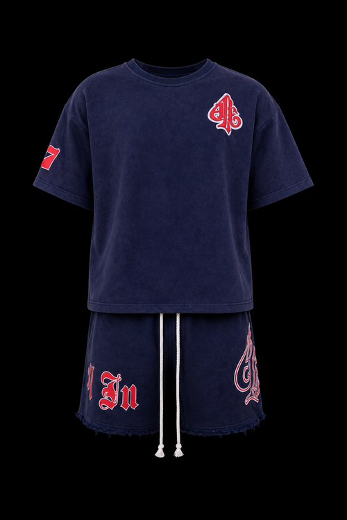 ALL IN - Blue and Red